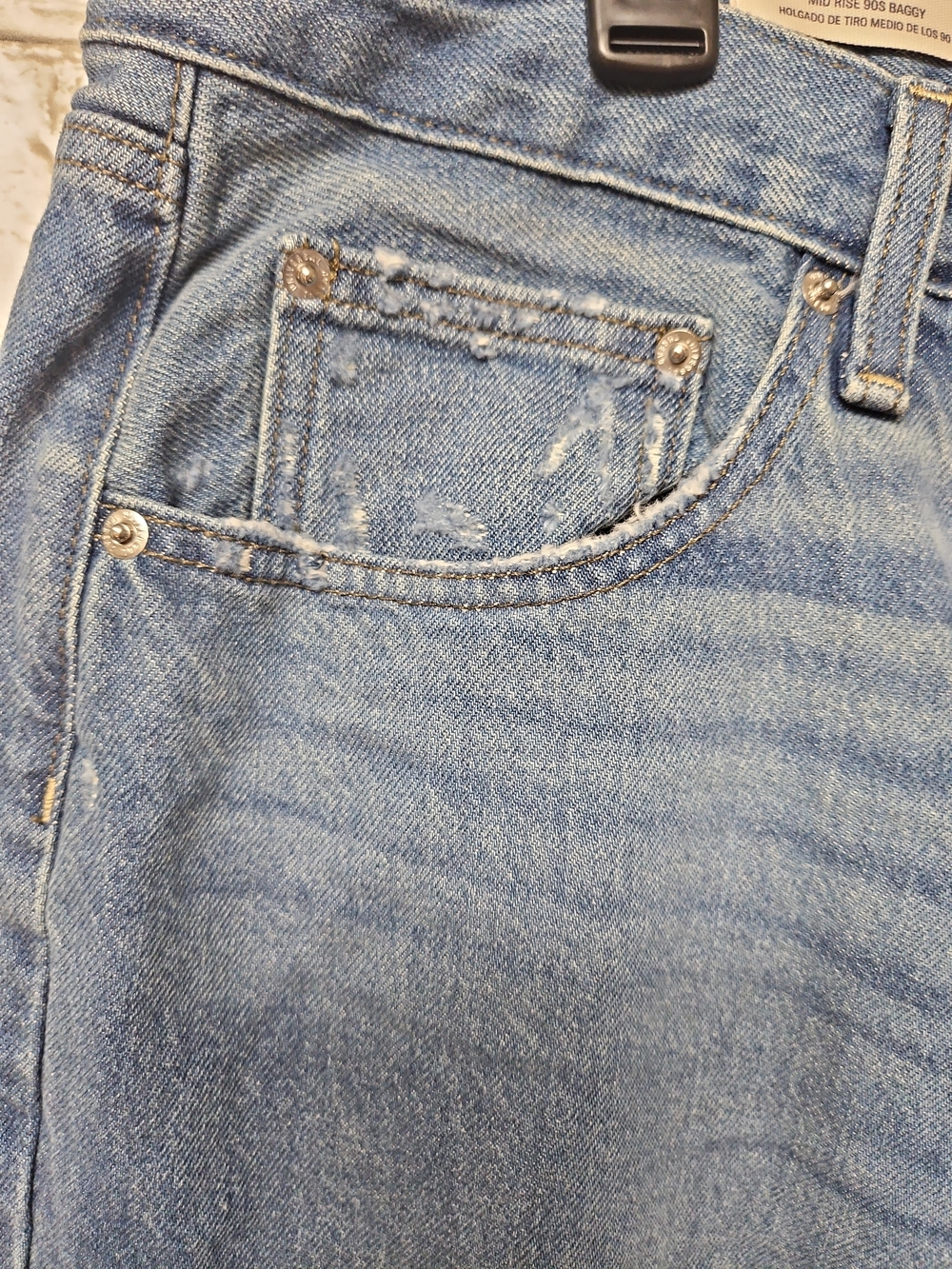Universal Thread Women's Mid-Rise 90's Baggy Distressed Jeans Size 16 Reg NWT - Picture 9 of 9